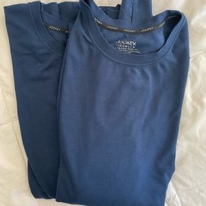 2 Men’s Thermal Jockey Shirts Size XL